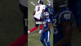 Keke Chism Mic'd Up and Shaking Tackles 😂 #ufl #football #funny