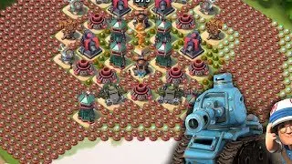 Crazy Bases vs Tanks! INSANE!! Boom Beach Base Builder Bases!