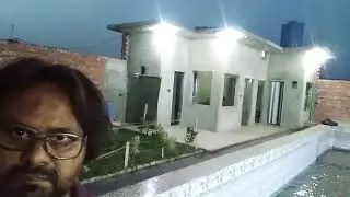 Night at Aqua Fun swimming pool