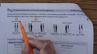 HG 3.3 Properties of Equality and Congruence