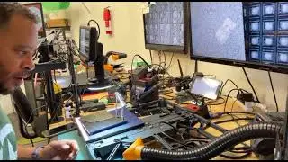 LED pixel repair on a BP2 LED modules. Pad circuit paper repair.