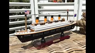 Titanic Standmodell Dekoschiff Modellschiff Nachbildung Schiffsmodell
