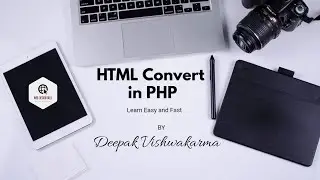 Html Convert in PHP, How to convert html in PHP,  How to make dynamic Header and Footer
