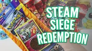 Steam Siege Redemption! Opening a Checklane Steam Siege Blister + 4 Packs | Pokemon Cards