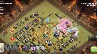 clash of clan. wow, amazing. Max th13 base destroyed by lvl3 electro dragon.Must watch