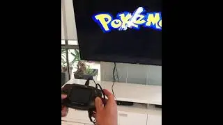 Gameboy Advance modified for AV TV out functionality Retro Handheld Gaming console