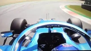 F1 2021 Austria FP3 Alonso onboard