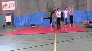 Bac d'acrogym - thème la nuit au musée