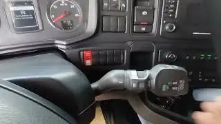 Scania manopla do freio motor