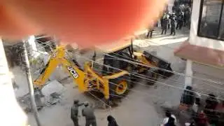 Road expansion in Kathmandu