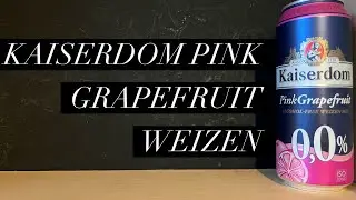 Обзор Kaiserdom Pink Grapefruit Weizen, обзор безалкогольного напитка Kaiserdom, немецкий тест бе...