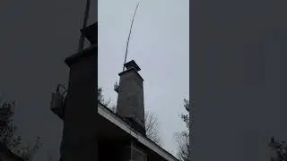 Helium Miner Fiberglass Mast Test Setup