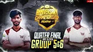 TAZ ANNIVERSARY CHAMPIONSHIP QUARTER FINALS ||❤️ BACK TO BACK 4 MATCHES [ 🔴LIVE ] ROAD TO 10K FAM