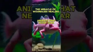 The Miracle of Woundless Healing |Animals That Never Scar #facts #animals #amazingfacts #viralshorts