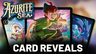 AZURITE SEA New Card Reveals | Peter Pan, Rescue Rangers, Big Hero 6, Pirates and More!