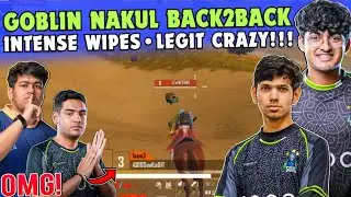 Team SouL Back2Back Intense Wipes 😳 SouL Goblin Nakul on Fire 🔥 Joker 🥶 SOUL Thunder Legit Duo 🚀