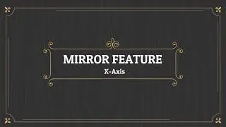 HOW TO USE MIRROR FEATURE IN SIEMENS NX (BASIC 3D COMMANDS)