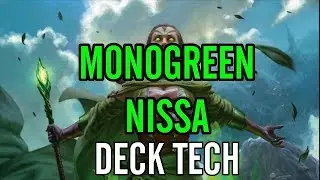 Mtg: Monogreen Finale of Nissa in War of the Spark Standard!