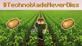 Farming Twenty Million Potatoes in Skyblock for #Techno20mil