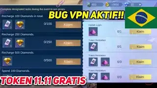 BUG VPN AKTIF LAGI❗CARA MENDAPATKAN 10 DOUBLE 11 TOKEN GRATIS DI EVENT 11.11 LOTTERY MOBILE LEGENDS
