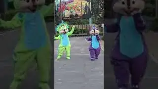 We are going to miss seeing Chip and Dale dressed dinosaurs.