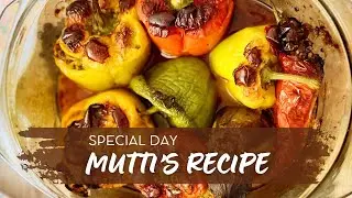 Mutti’s Stuffed Veggies | Dolma Recipe & Family Dinner | Cooking - Slow Living🍆🍅💛