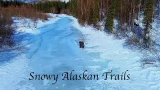 Breathtaking Aerial Views of Snowy Alaska | DJI Drone Footage at Angel Rocks Trail