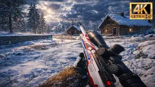 PUBG PC 4k: Intense 15x Sniper Rifle CLUTCH on Vikendi (No Commentary)