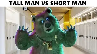 TALL MAN VS SHORT MAN (puss in boots the last wish meme)