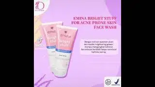 emina bright stuff face wash prone acne