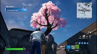 Visit Cherry Blossom Tree Displays Locations - Fortnite