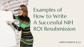 Examples of how to write a successful NIH R01 resubmission