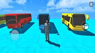 Bus Simulator: Ramp Stunt 2023 Huge Ramp Drive 3D New Driver Mission 20 - Android Sim Games