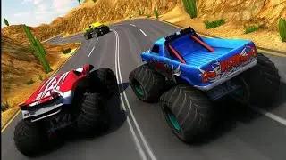 Monster Truck Off Road Ramp Racing Stunt - Cars Kids Cartoon | Android Gameplay