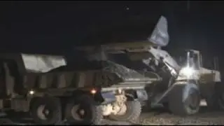 Louisiana National Guard Builds Sand Barrier in Grande Isle