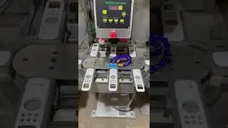 Turntable two-color pad printer for remote control