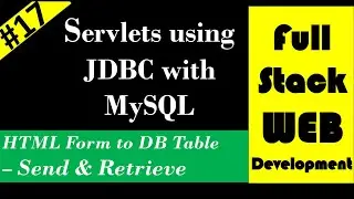 Java Sevlets with JDBC MySQL