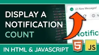 Show a Notification Count in the Title Bar - HTML & JavaScript Web Tutorial