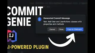🚀 Commit Genie &ndash; AI-Powered IntelliJ Plugin to Auto-Generate Commit Messages!