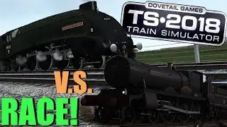 Train Simulator 2018 - The Riviera Race! - Saint Class V.S. A4