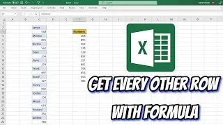 Extract Every Other Row In Excel