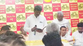 🎁 Semi Christmas🎄 Semi Christmas Celebrations in TDP Office at jammalamadugu 🍒