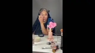 Marble makeup brushes with bag and 2 beautiful blender,  just 7.99$.