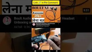 🎧Boult Audio Bassbuds X1 Wired Headset Unboxing #aktsr #short #shorts #yt #boultaudio #earphone