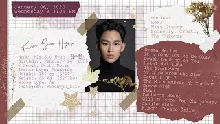How I Digital Scrapbook Journal Kim Soo Hyun (Android)