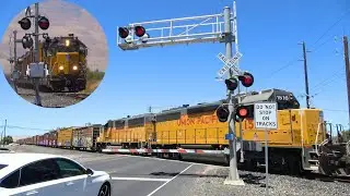UP 1516 Tracy Turn Local East - Grant Line Rd. Railroad Crossing, Tracy CA