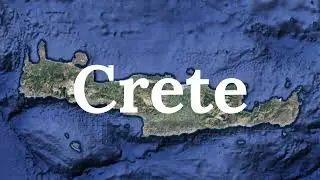 GEOGRAPHY OF CRETE in 1 minute 🗺️