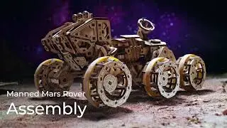 Ugears Manned Mars Rover Assembly Video | English Subtitles