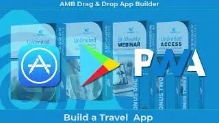 AMB Drag & Drop Mobile App Builder Toolkit. Build Apps Fast & Easy.  Save Money & Save Time. NonCode