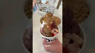 Самый большой магазин #yochi в Австралии! В #barangaroo #замороженныййогурт #топпинги #йочизаморо...